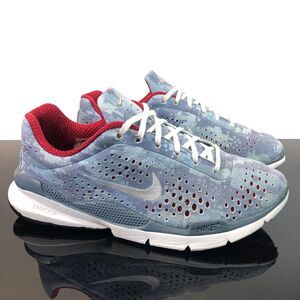 Nike Air Zoom Moire+ Womens‎ Size 8 Running Gym Train Shoes Sneaker Light Blue